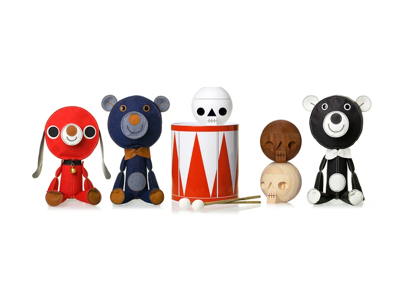 Soft toys and toys in the Acne Jr range